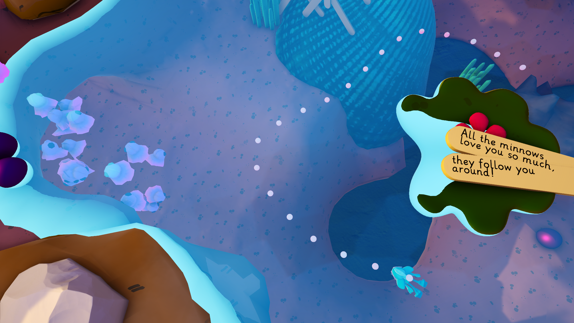 Painted Waters Fishy player swimming