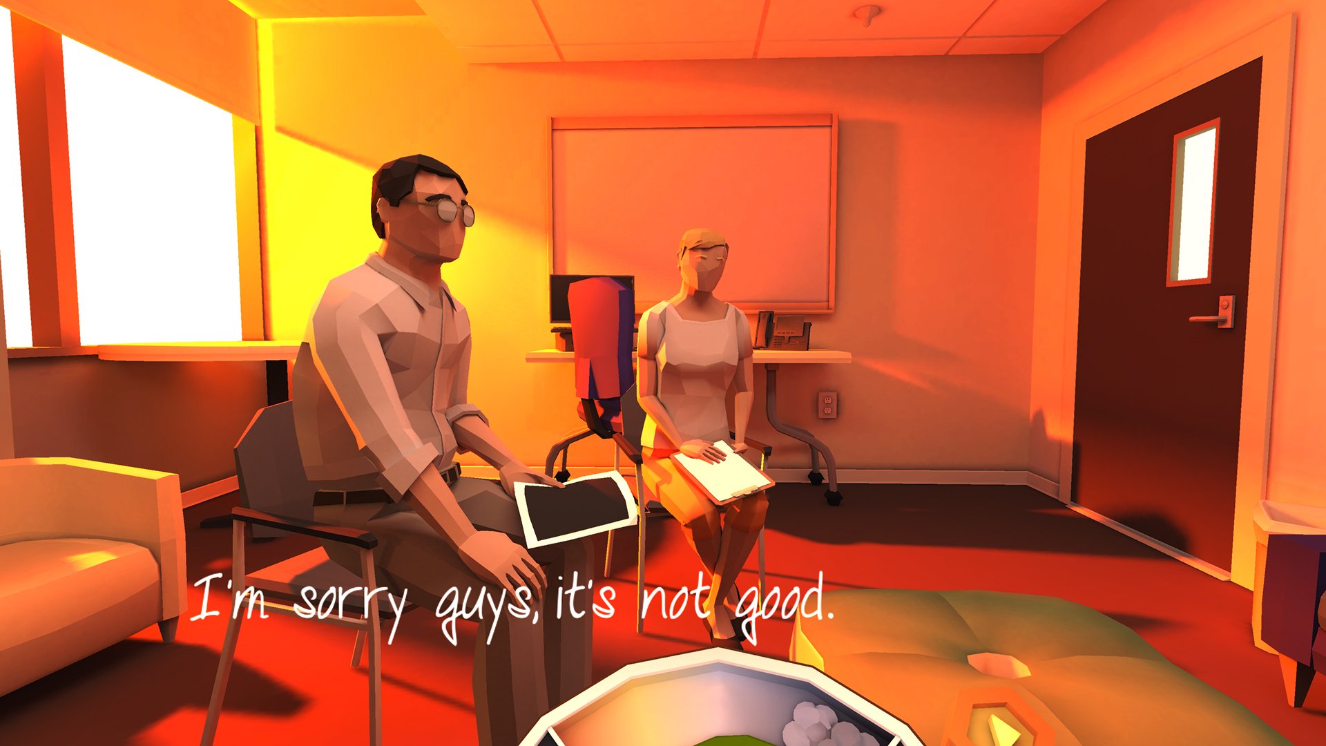 That Dragon, Cancer gameplay in doctors' office being told the bad news
