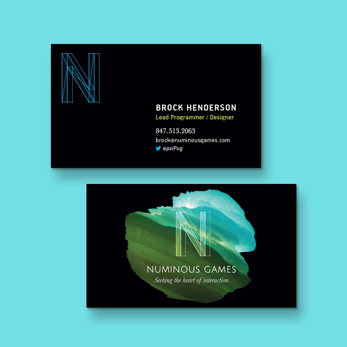 Numinous Games Business Card Design