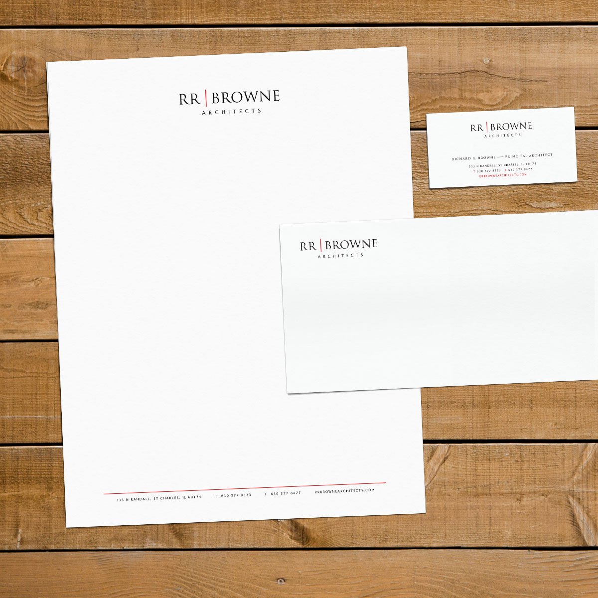RR Browne Architects Identity Design